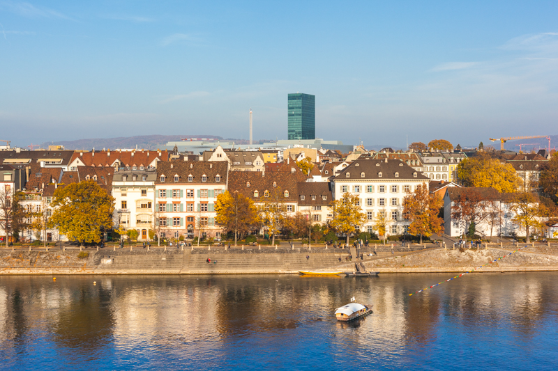 Ferry Crossing over the Rhein in Basel