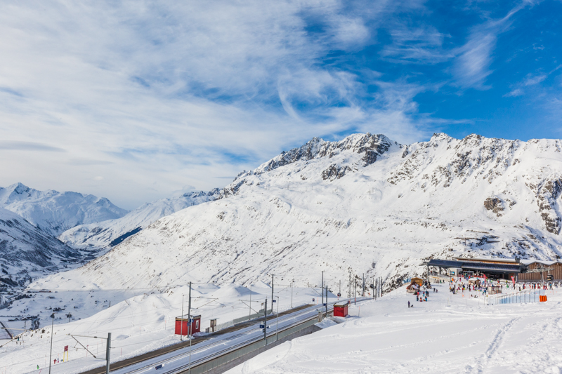 The beginning area of Nätschen, Andermatt