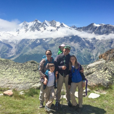 Saas Fee, a great Family friendly hiking region.