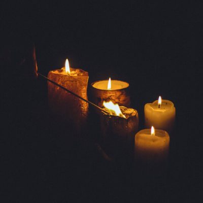 Light some candles to create a Hygge atmosphere.